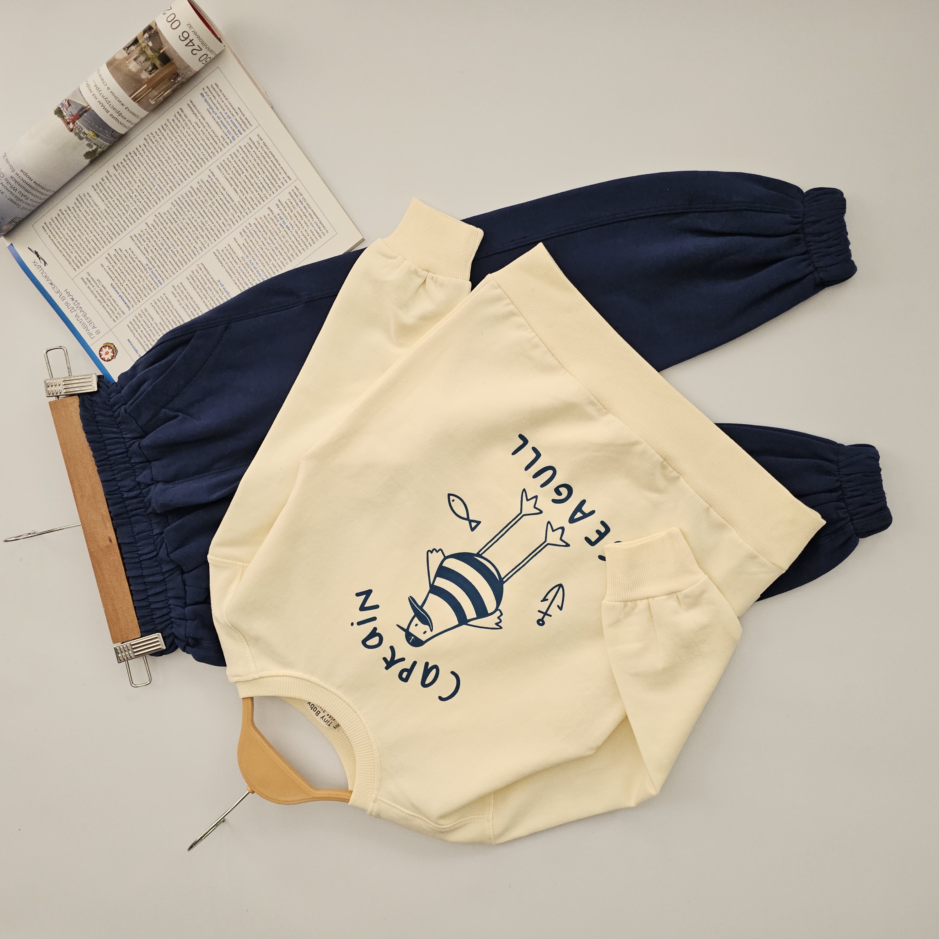 بلوز شلوار اردک داخل کرک پسرانه 3001117