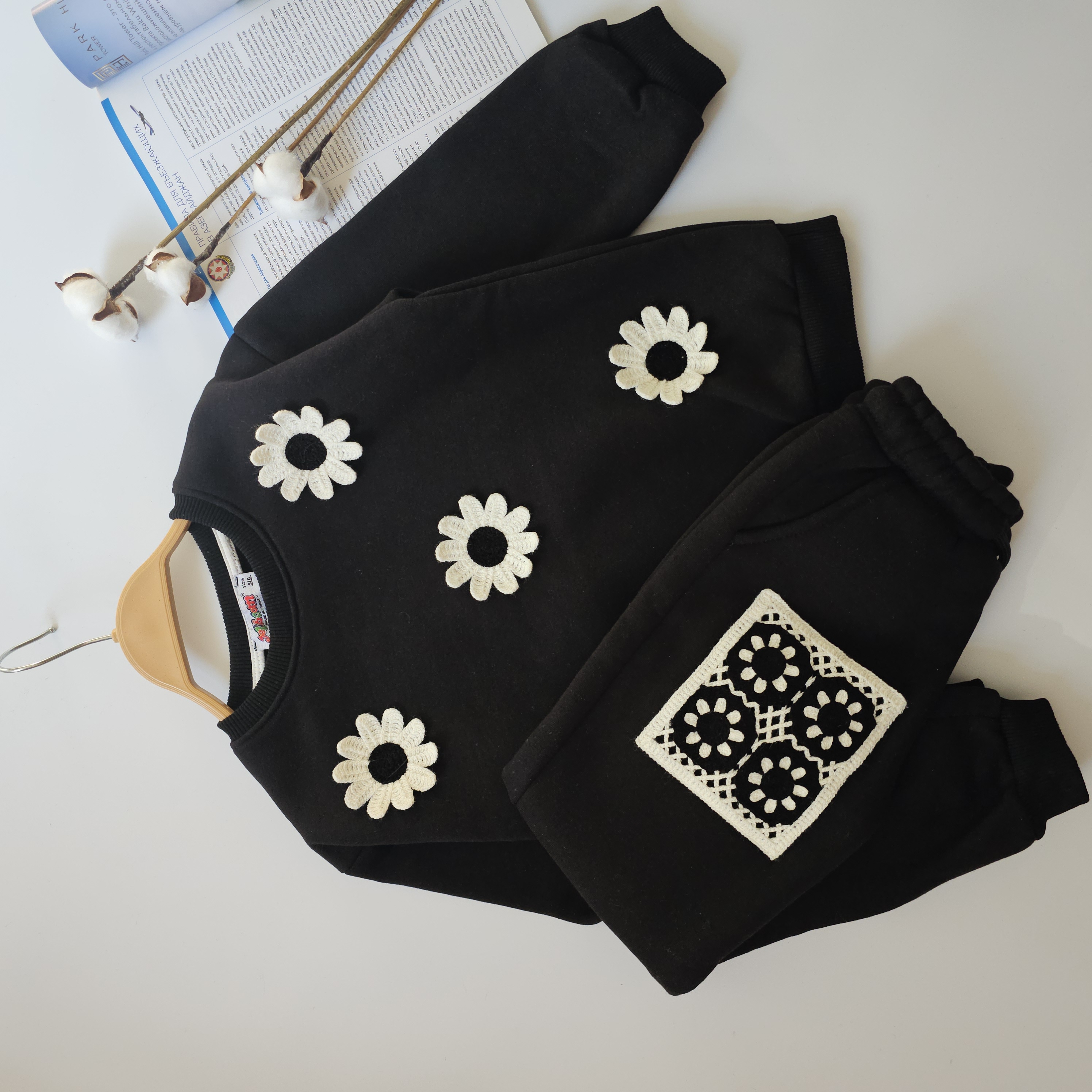 ست بلوز شلوار بابونه دخترانه 3001118